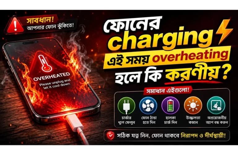 ফোন অতিরিক্ত গরম হচ্ছে? চার্জ দেওয়ার ৫টি মারাত্মক ভুল যা দ্রুত ব্যাটারি নষ্ট করে