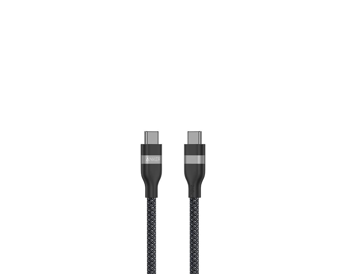 Anker USB-C to C Cable (3ft, 240W, Upcycled-Braided)