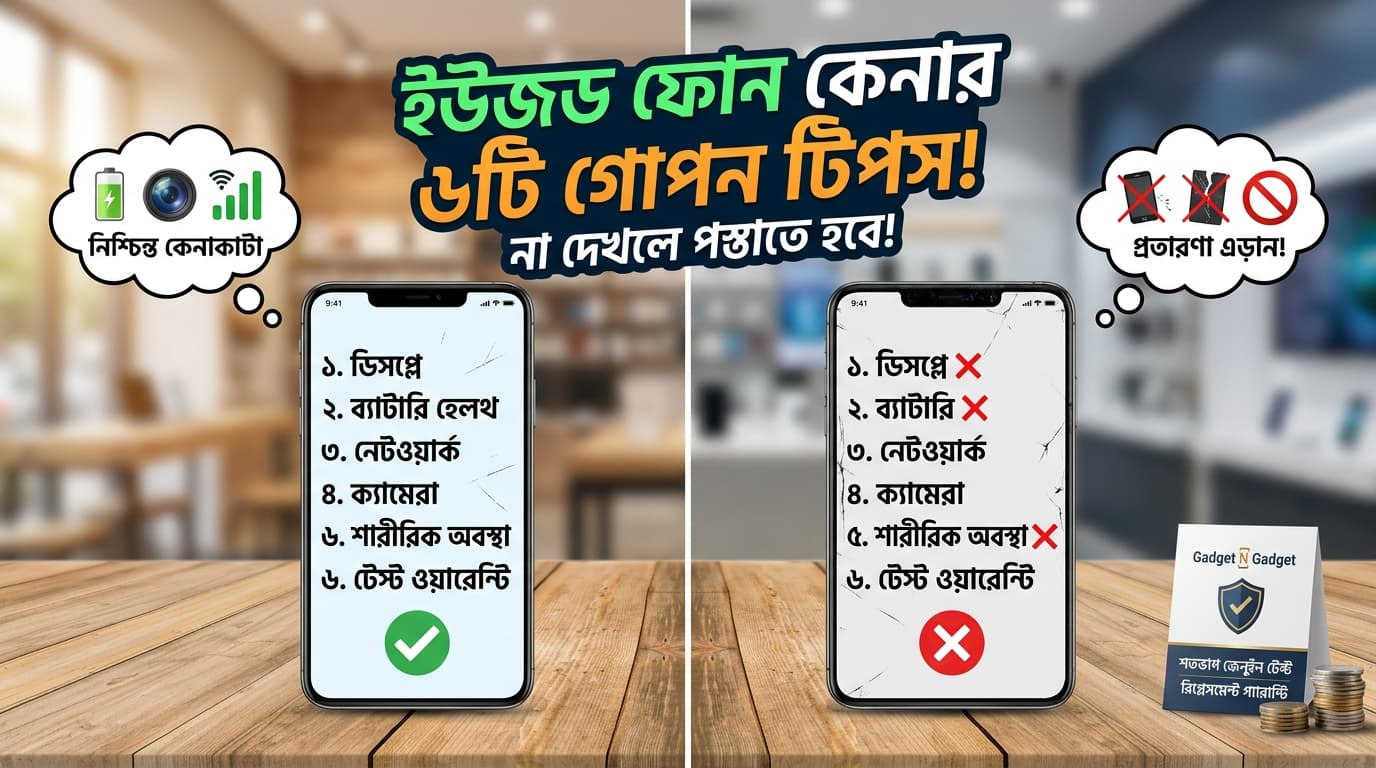 পুরোনো বা ইউজড স্মার্টফোন কেনার আগে যে ৬টি বিষয় না দেখলে পস্তাতে হবে!