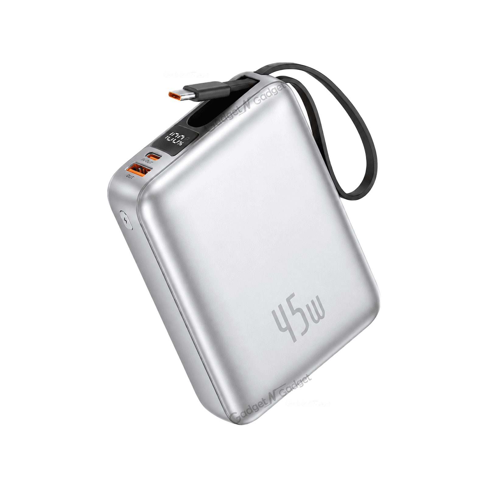 FONENG (PX138) 45W Power Bank with Built-In Type-C Cable - 20000mAh