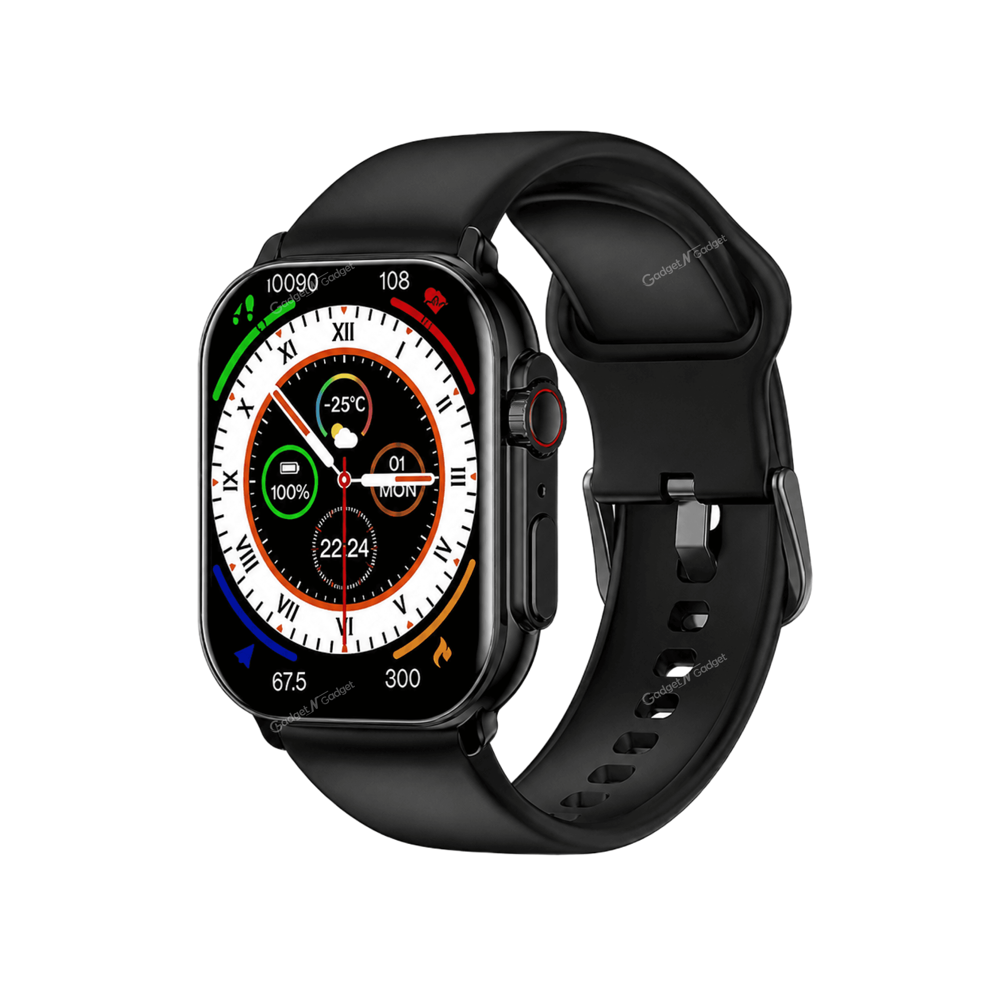 IMIKI SF1 Curved 2.01" AMOLED Calling Smart Watch Metal Body