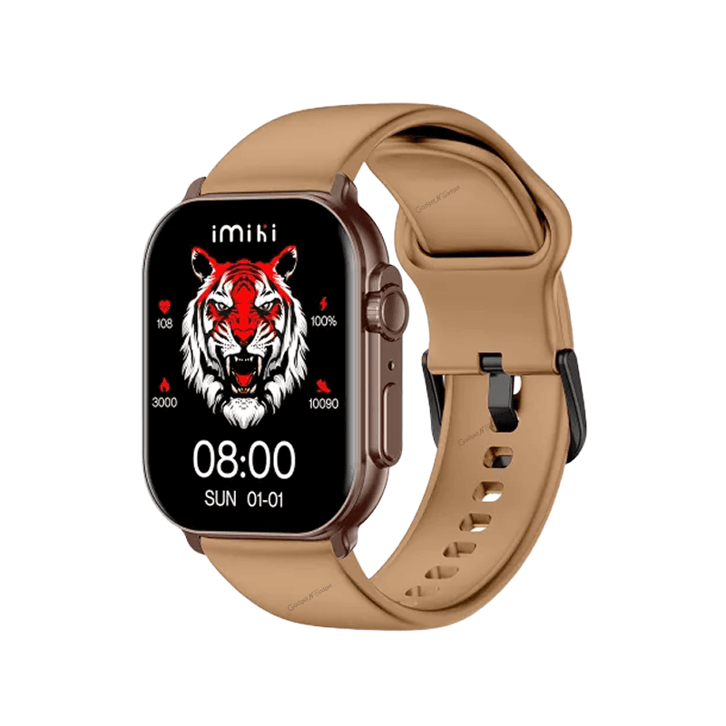 IMIKI SF1E Curved 2.01" AMOLED Calling Smart Watch