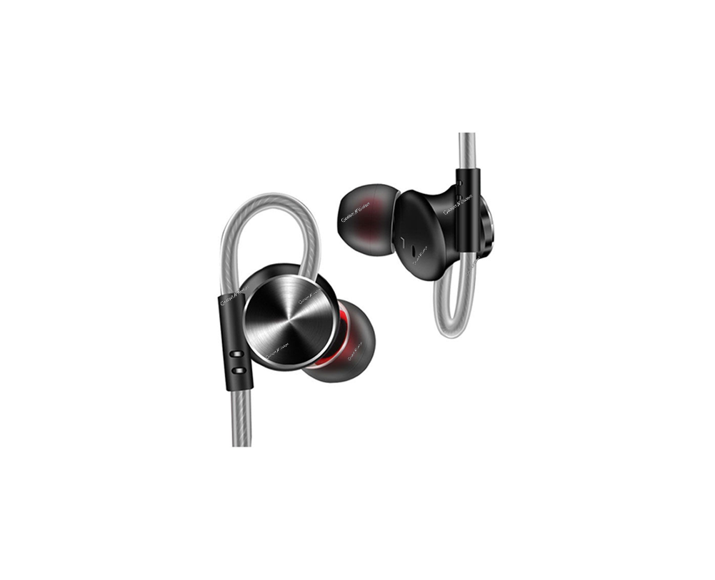 QKZ DM10 Type-C Zinc Alloy Metal Earphone - Black